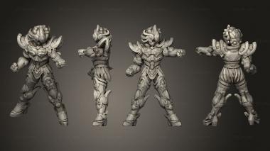 Military figurines Gold Kamui Leo god cloth 3d model