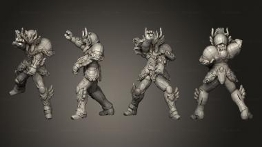 Military figurines Gold Kamui Libra God Cloth 3d model