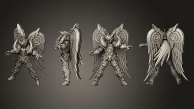 Military figurines Gold Kamui Mu god cloth God Cloth 3d model