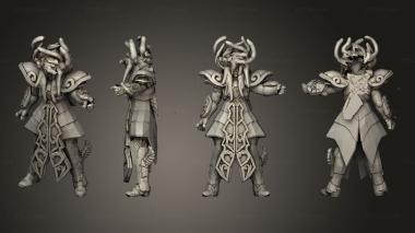 Military figurines Gold Kamui Odysseus Ophiucus corpo 3d model