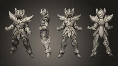 Military figurines Gold Kamui Sagitarius God Cloth 3d model