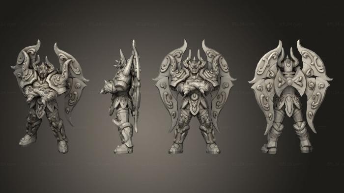 Military figurines (Gold Kamui Taurus god cloth 2, STKW_6902) 3D models for cnc