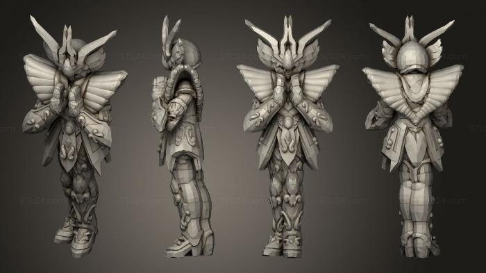 Military figurines (Gold Kamui Virgo God cloth, STKW_6904) 3D models for cnc