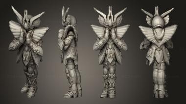 Military figurines Gold Kamui Virgo God cloth 3d model