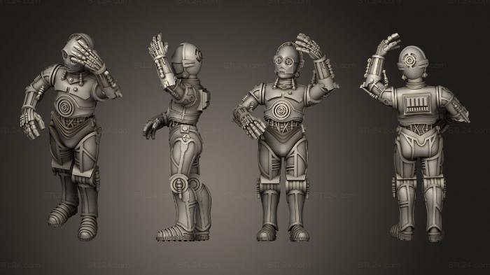 Military figurines (Goldenrod Bot 02, STKW_6906) 3D models for cnc