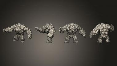 Military figurines Golem 1 3d model