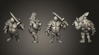 Military figurines Golems 01 3d model