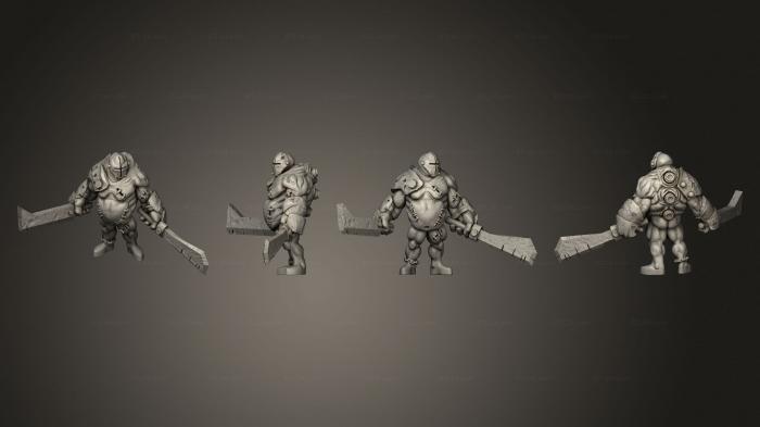 Military figurines (Golems 02, STKW_6919) 3D models for cnc
