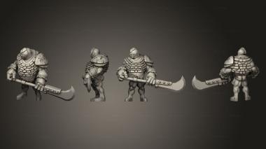 Military figurines Golems 3d model