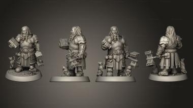 Military figurines Goober Dwarf 3d model