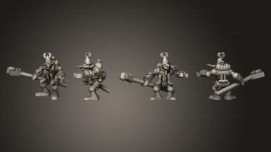 Military figurines Good vision Crafty Goblin 3d model