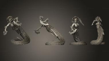 Military figurines Gorgon Sisters Stheno Attacking 3d model