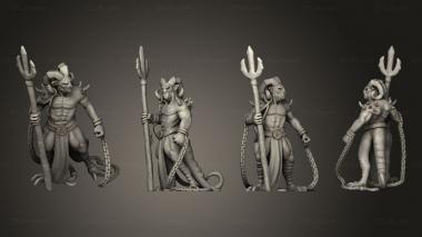 Military figurines Gotten Games Denizens Of Hell Barbed Tormentor B 3d model