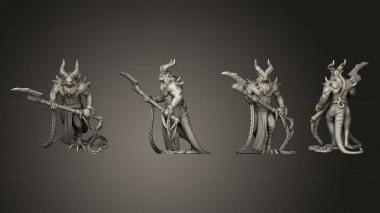 Military figurines Gotten Games Denizens Of Hell Barbed Tormentor C 3d model