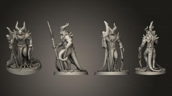Military figurines (Gotten Games Denizens Of Hell Barbed Tormentor E Based, STKW_6941) 3D models for cnc