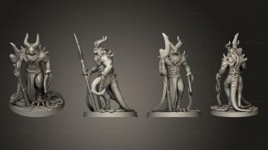 Military figurines Gotten Games Denizens Of Hell Barbed Tormentor E Based 3d model