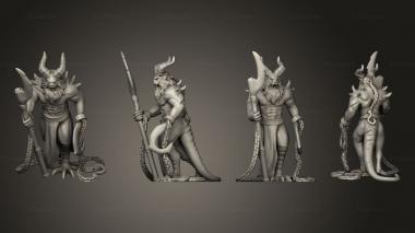 Military figurines Gotten Games Denizens Of Hell Barbed Tormentor E 3d model