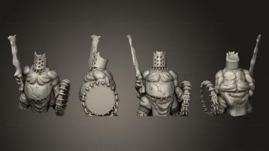 Military figurines Gotten Games Denizens Of Hell Bloated Champion 3d model