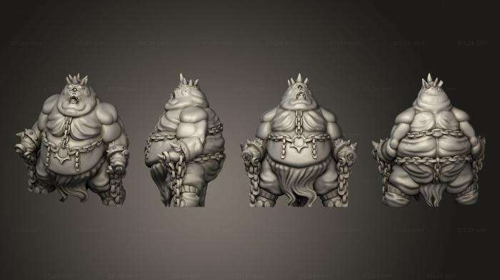 Military figurines (Gotten Games Denizens Of Hell Bloated Demon Lord, STKW_6945) 3D models for cnc