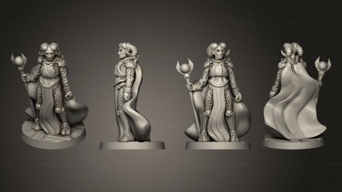Military figurines (Gotten Games Denizens Of Hell Cambion Mage Based, STKW_6949) 3D models for cnc