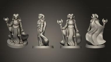 Military figurines Gotten Games Denizens Of Hell Cambion Mage Based 3d model