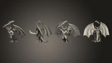 Military figurines Gotten Games Denizens Of Hell Winged Demon Lord Full 3d model