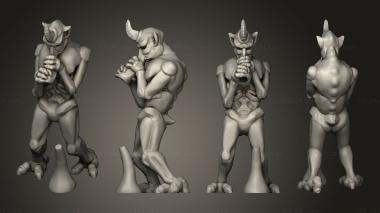 Military figurines Gotten Games Starter Pack Piper Demon 3d model