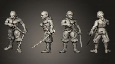 Military figurines Grab Bag 09 3d model