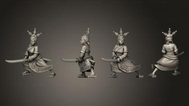 Military figurines Grab Bag 10 3d model