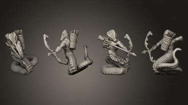 Military figurines Grave Crawler Skeleton 3d model