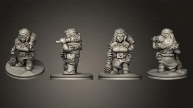 Military figurines Great Axe 01 3d model