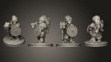 Military figurines Great Axe 02 3d model
