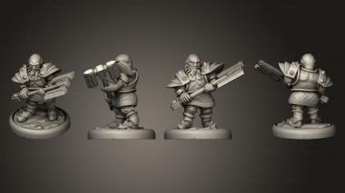 Military figurines Great Axe 03 3d model
