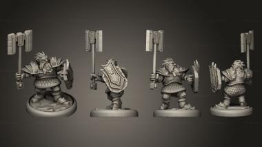 Military figurines Great Axe 06 3d model
