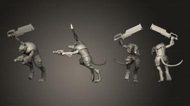 Military figurines Great Rat 02 3d model