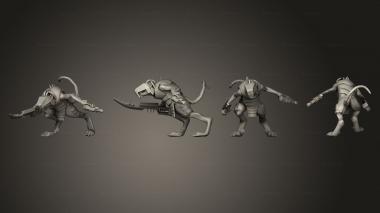 Military figurines Great Rat 03 3d model
