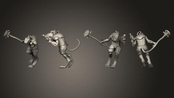 Military figurines (Great Rat 05, STKW_7004) 3D models for cnc