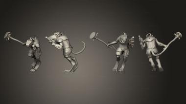 Military figurines Great Rat 05 3d model