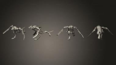 Military figurines Great Rat 07 3d model
