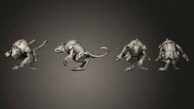 Military figurines Great Rat 08 3d model