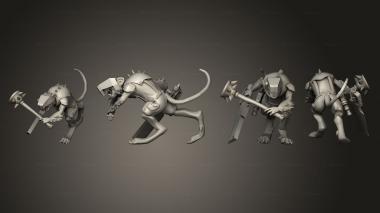 Military figurines Great Rat 10 3d model