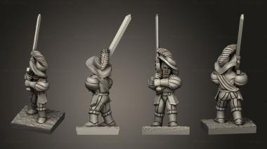 Military figurines Great Sword 1 3d model