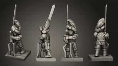 Military figurines Great Sword 3 3d model