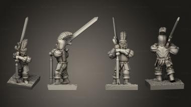 Military figurines Great Sword 4 3d model