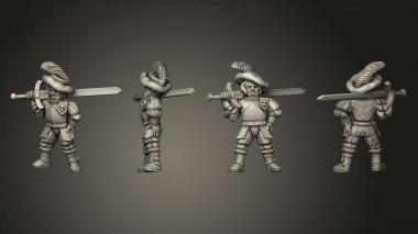 Military figurines Great Sword 10 3d model
