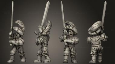 Military figurines Great Sword 11 3d model
