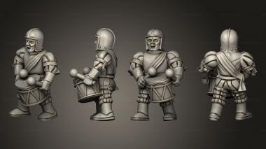 Military figurines Great Sword 15 drum 3d model