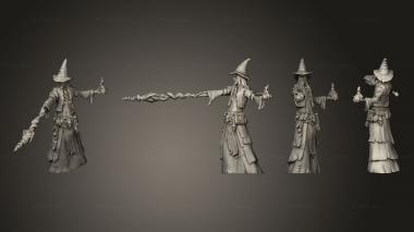 Military figurines Green Hag Magic Attack 3d model