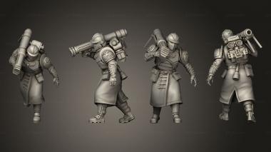 Military figurines Grenade Rifle ist 3d model