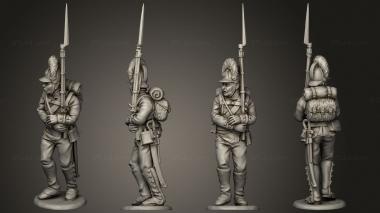 Military figurines Grenadiers 02 v 2 3d model